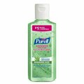 Gojo Purell Instant Hand Sanitizer Aloe 4 oz Bottle W/ Flip Cap Clear, 24PK 9631-24
